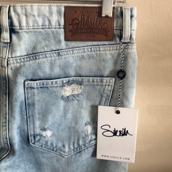 SikSilk  Distressed Skinny Jeans SzSM NWTS - Picture 11 of 16
